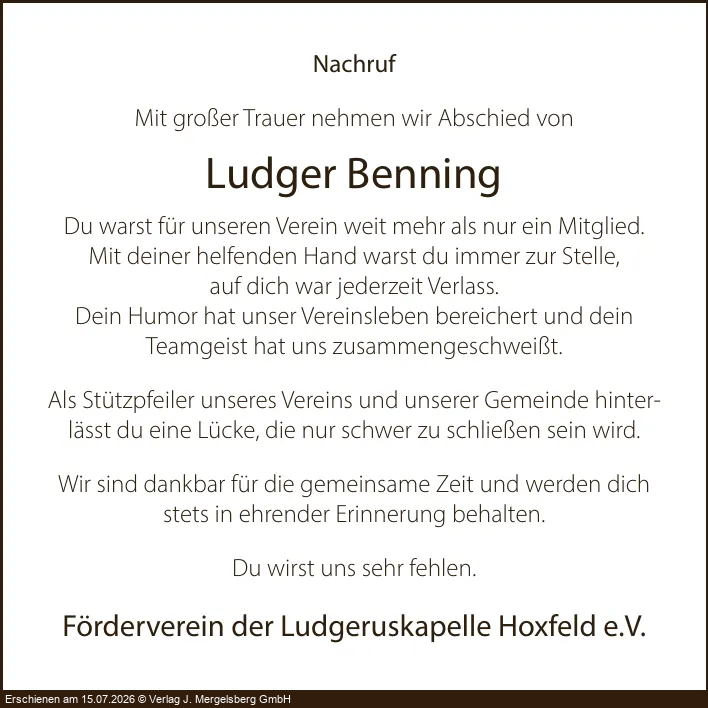 Traueranzeige
