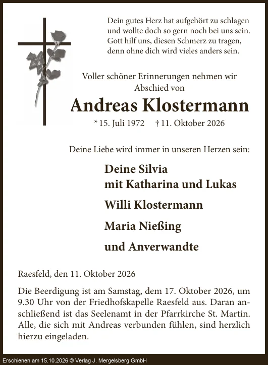 Traueranzeige