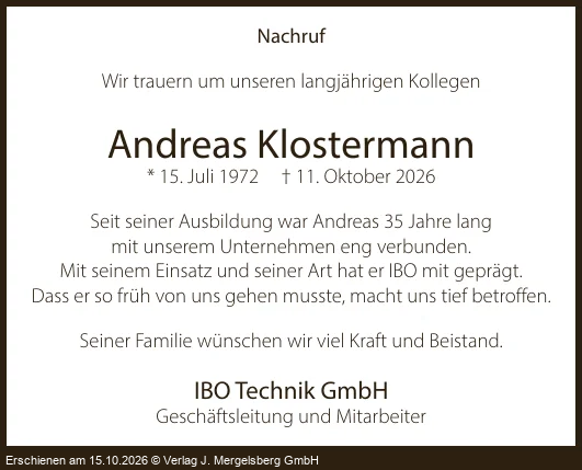 Traueranzeige