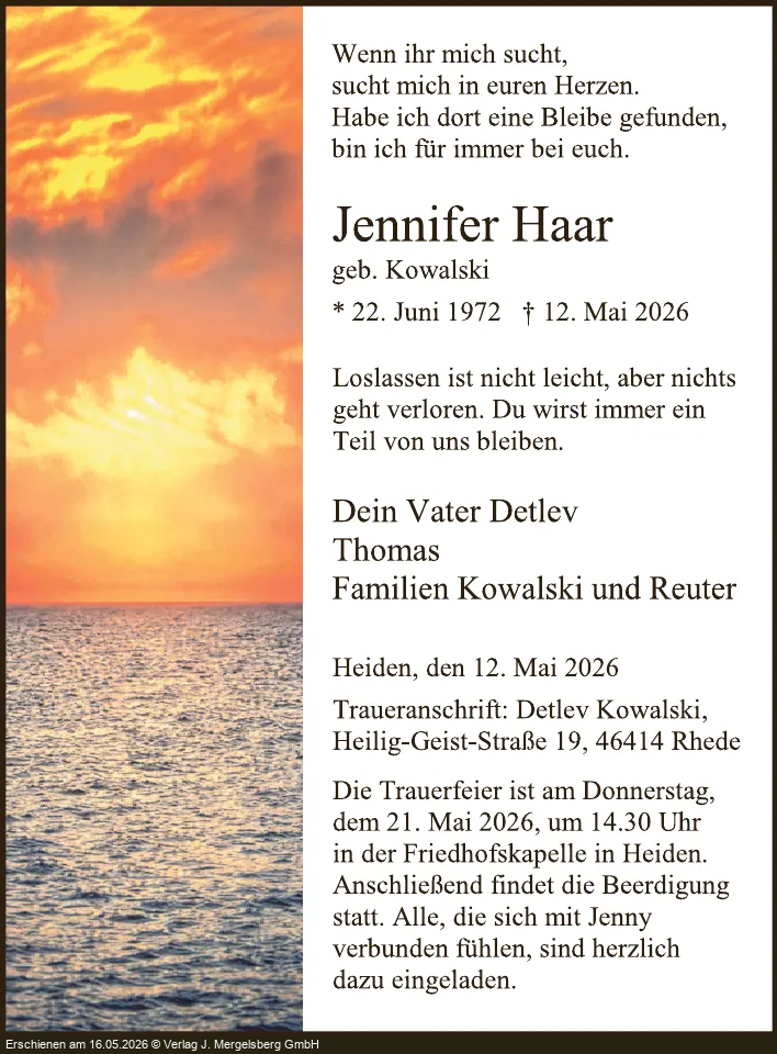 Traueranzeige