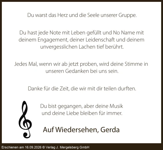 Traueranzeige