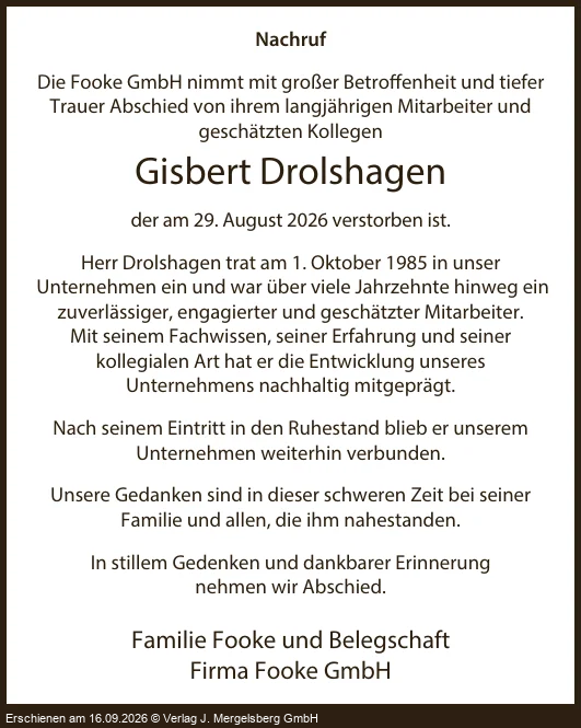 Traueranzeige