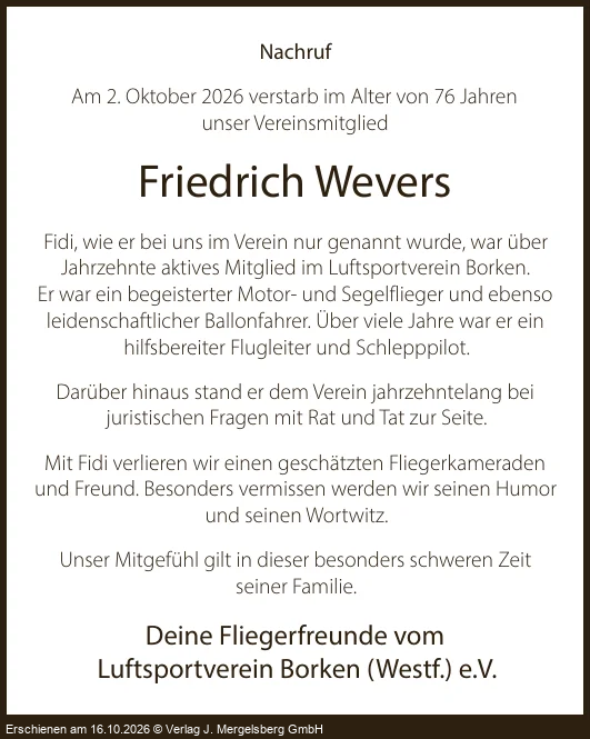 Traueranzeige