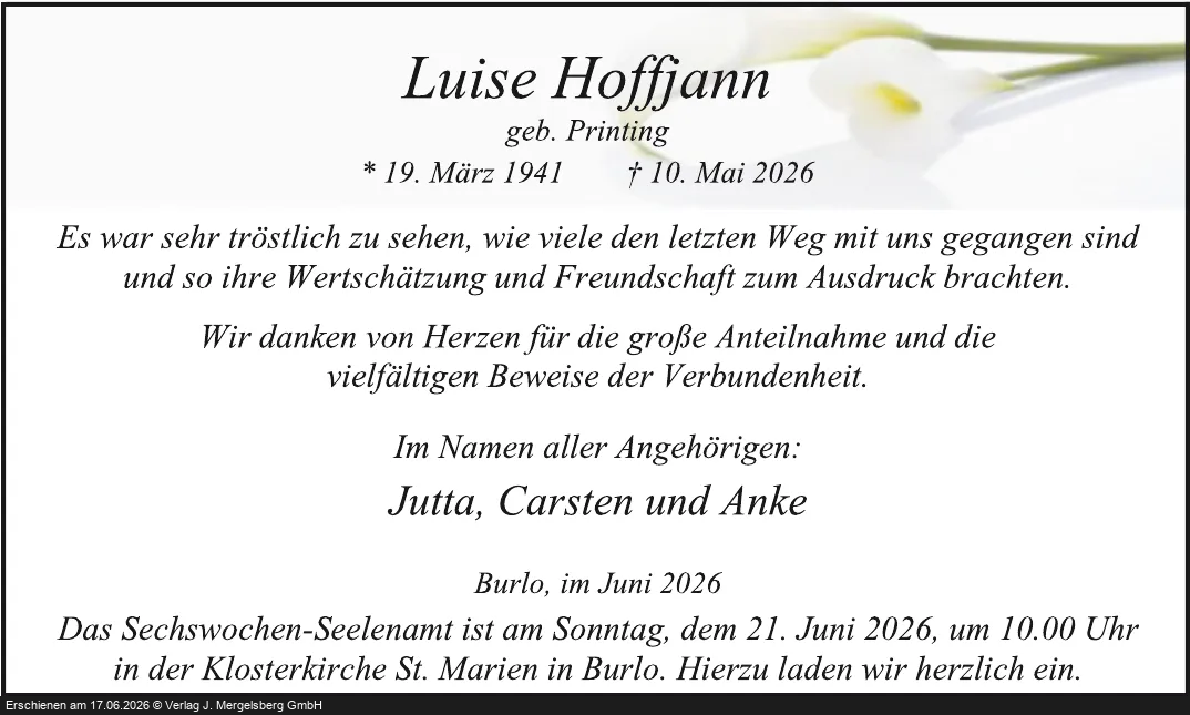 Traueranzeige