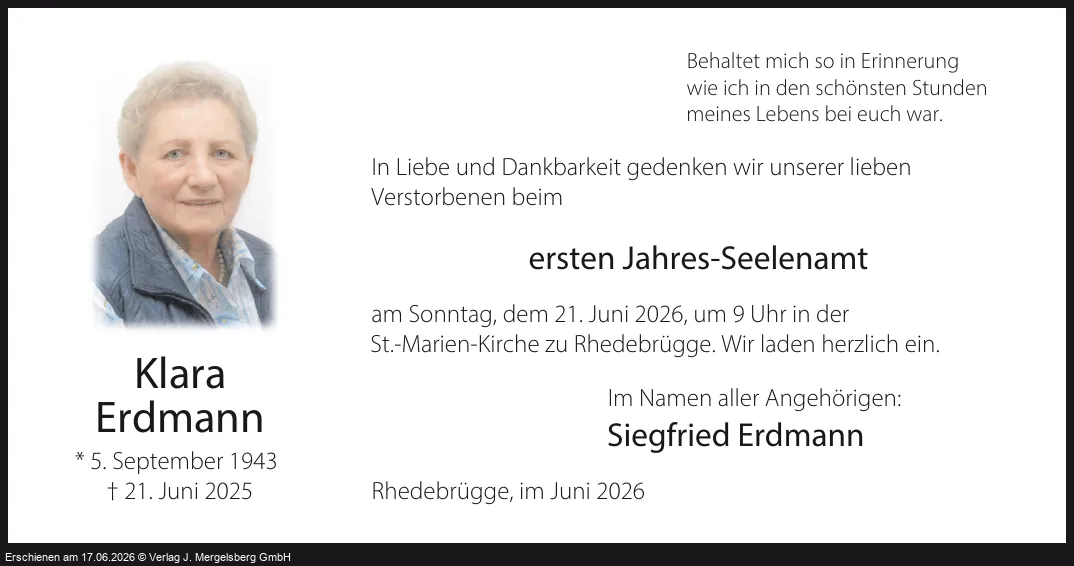 Traueranzeige