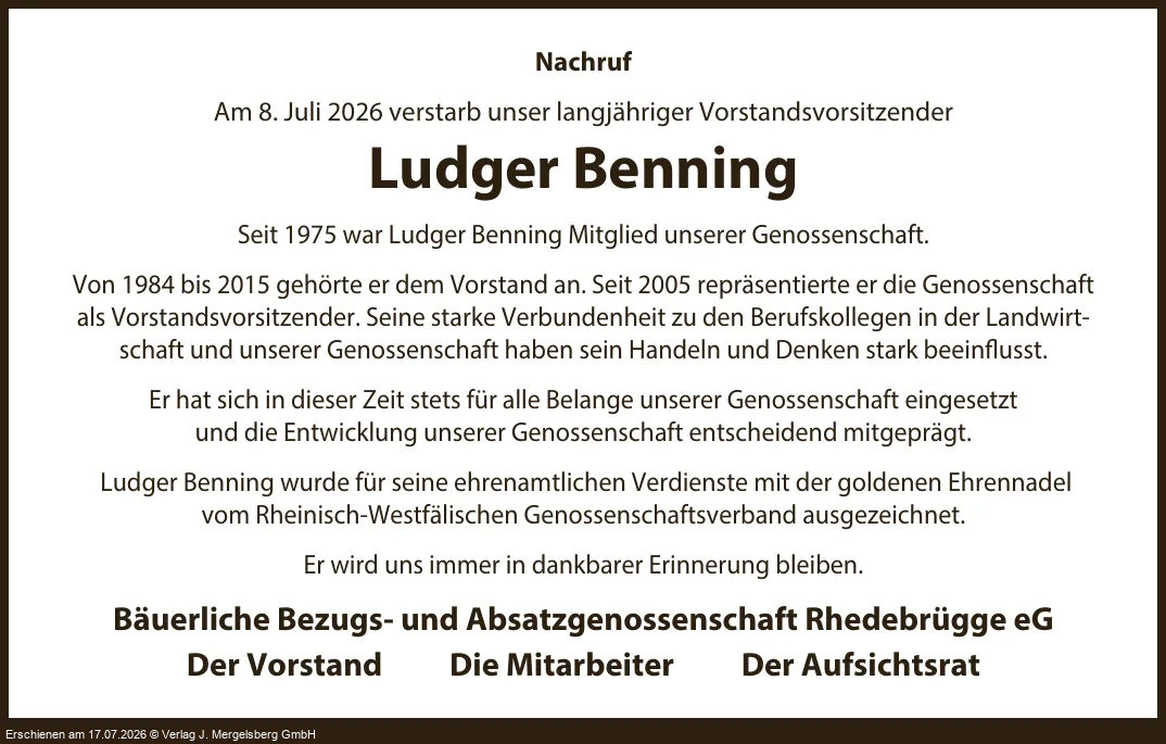 Traueranzeige