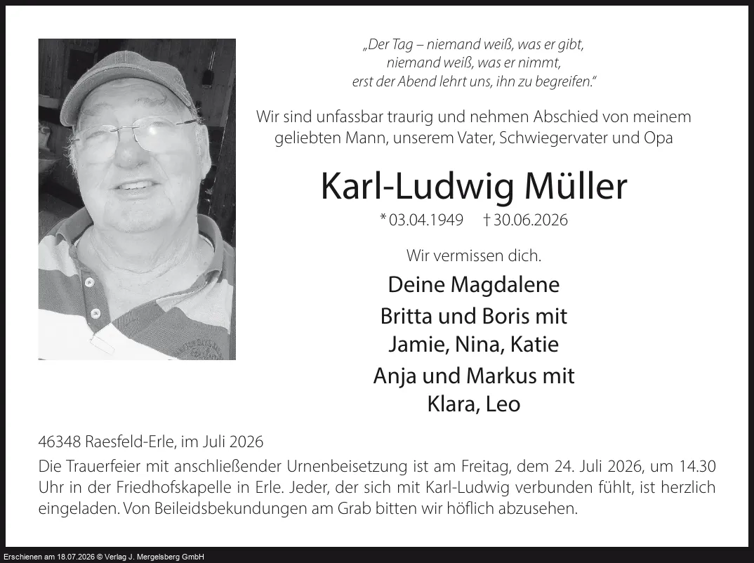 Traueranzeige