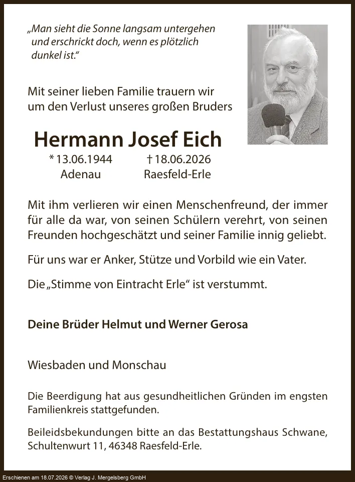 Traueranzeige