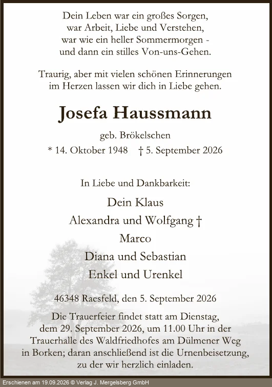 Traueranzeige