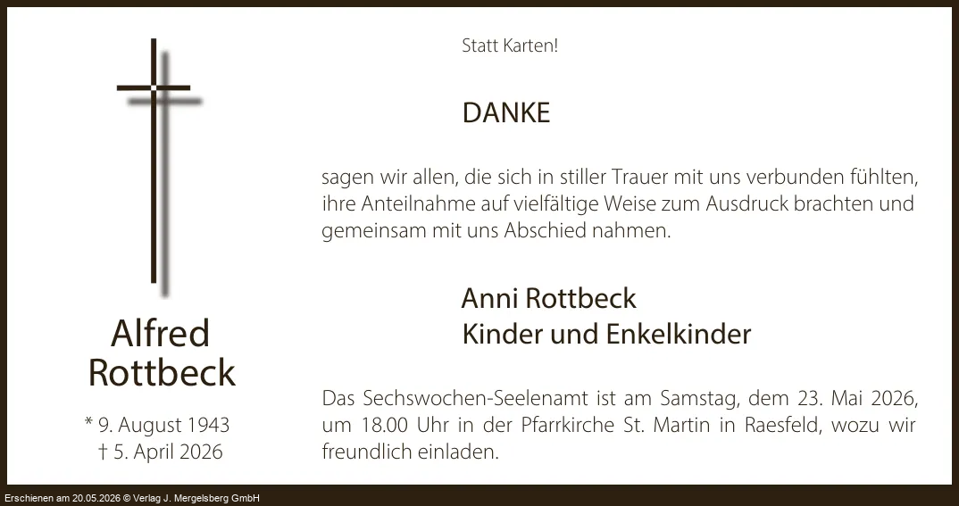 Traueranzeige