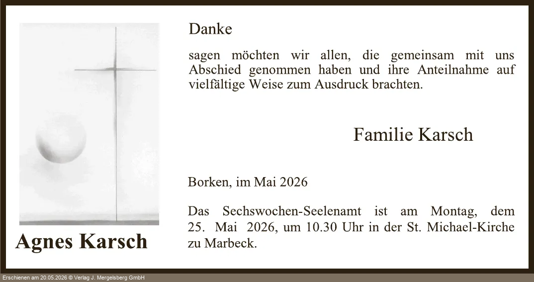 Traueranzeige