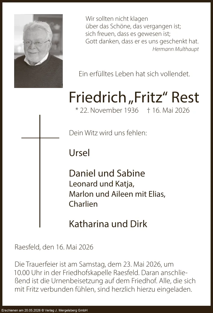 Traueranzeige
