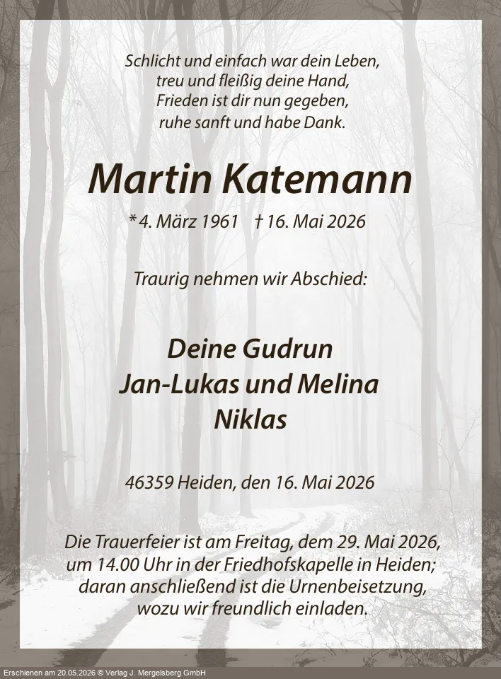 Traueranzeige