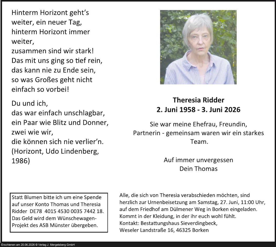 Traueranzeige