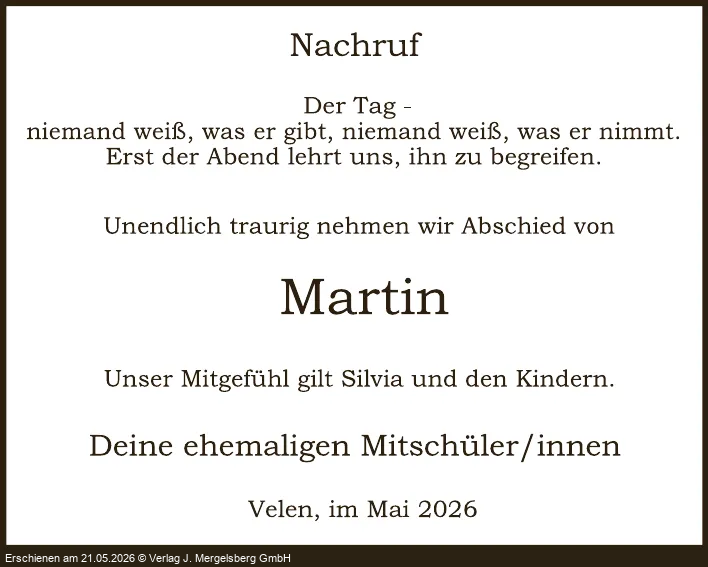 Traueranzeige
