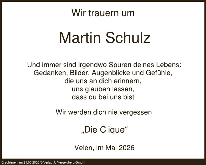 Traueranzeige