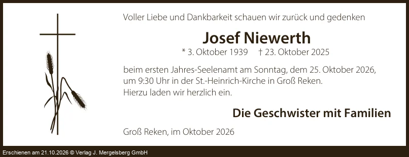 Traueranzeige