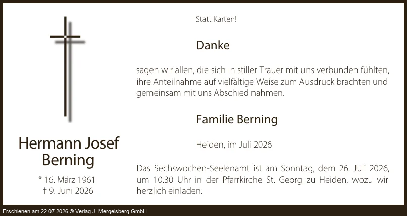 Traueranzeige