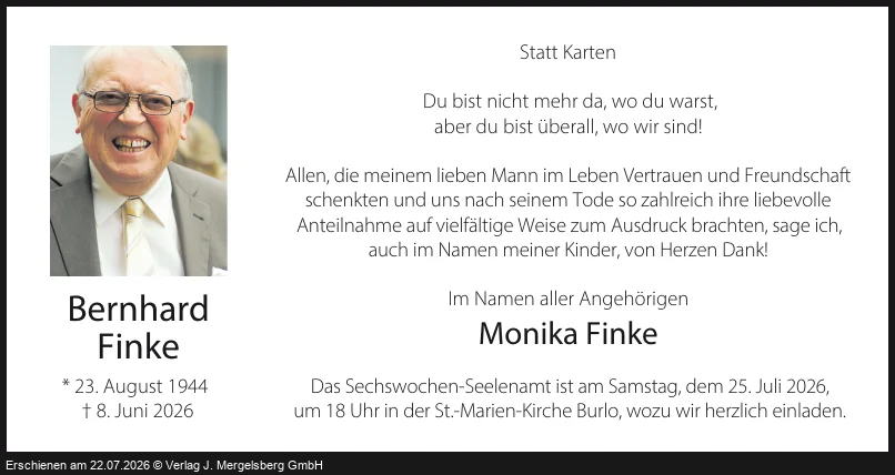 Traueranzeige