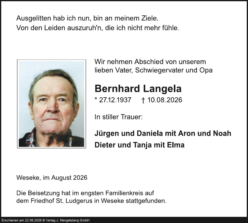 Traueranzeige