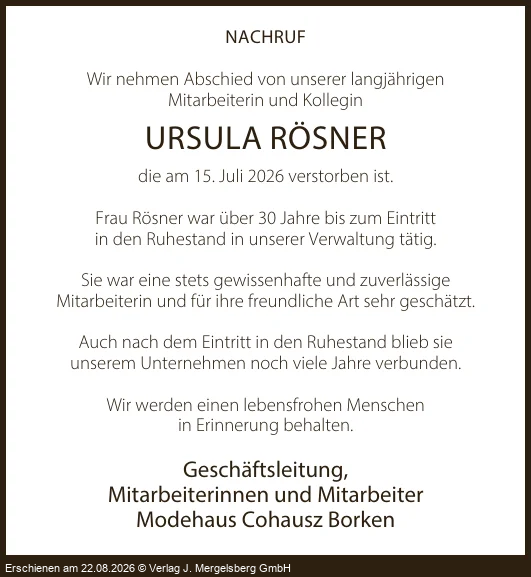 Traueranzeige