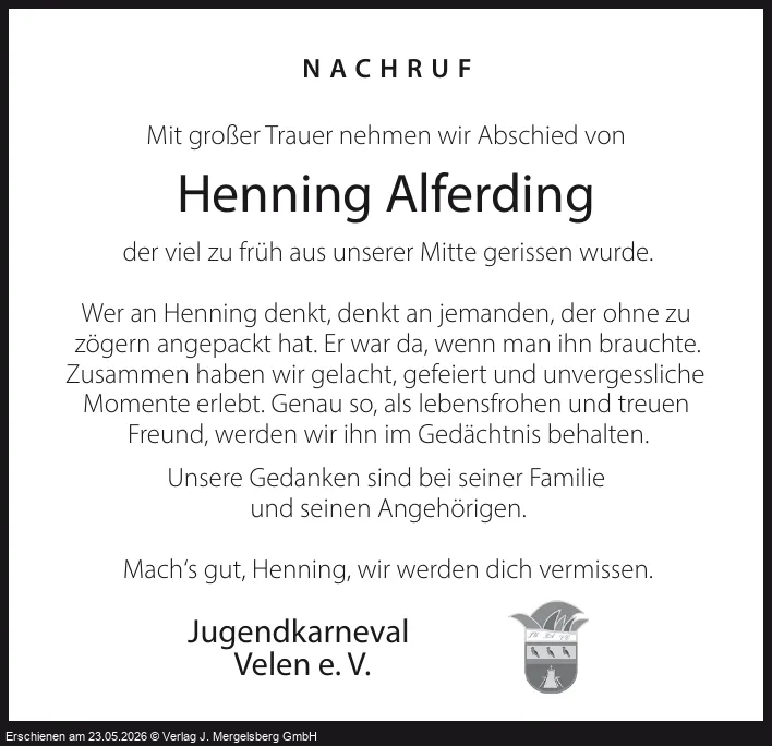Traueranzeige