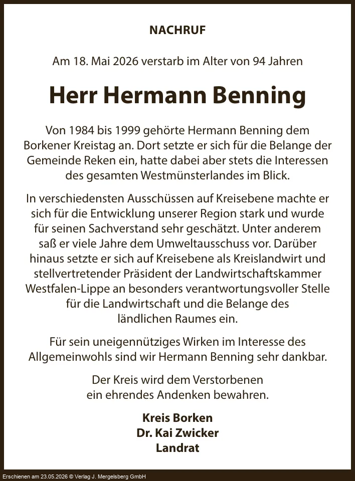 Traueranzeige