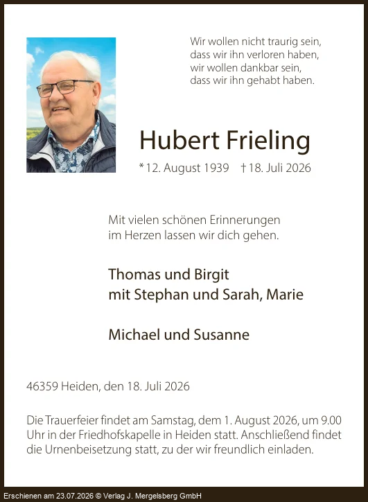 Traueranzeige