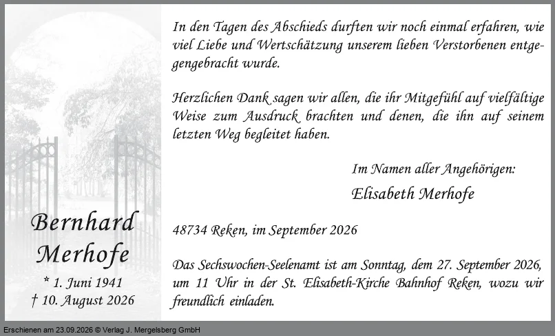Traueranzeige