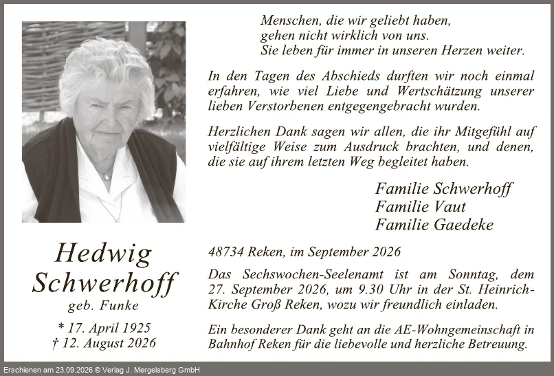 Traueranzeige