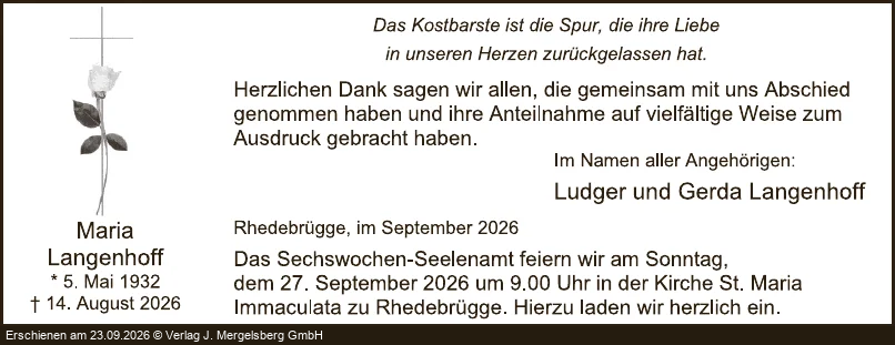 Traueranzeige