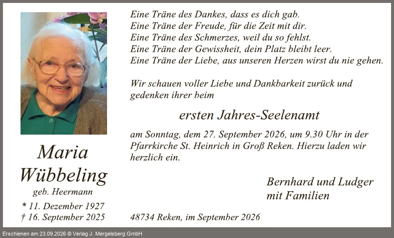 Traueranzeige