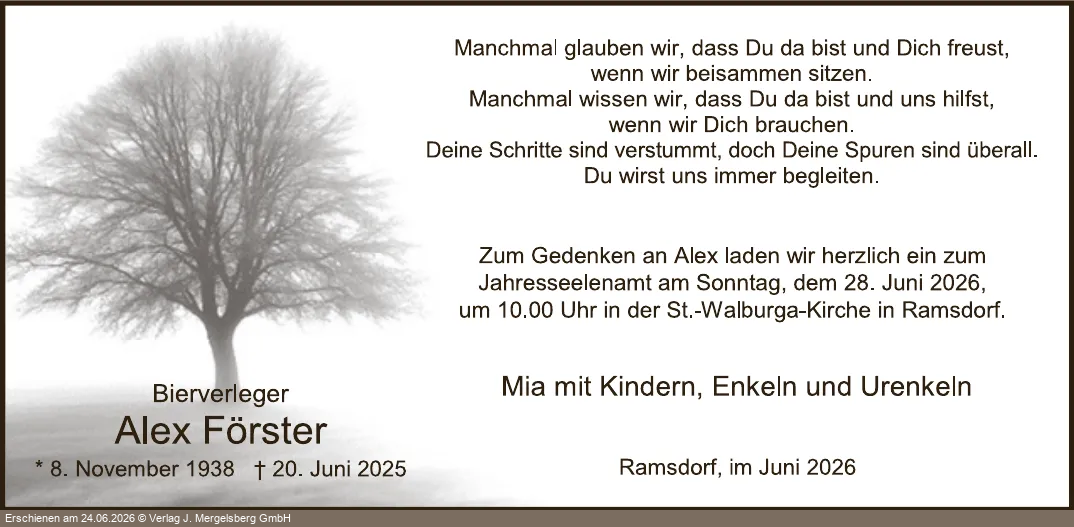 Traueranzeige