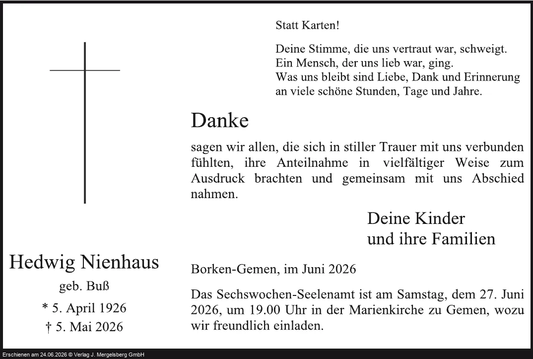 Traueranzeige
