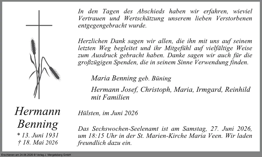 Traueranzeige