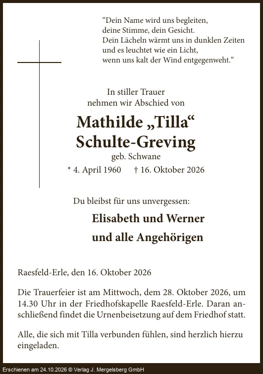 Traueranzeige