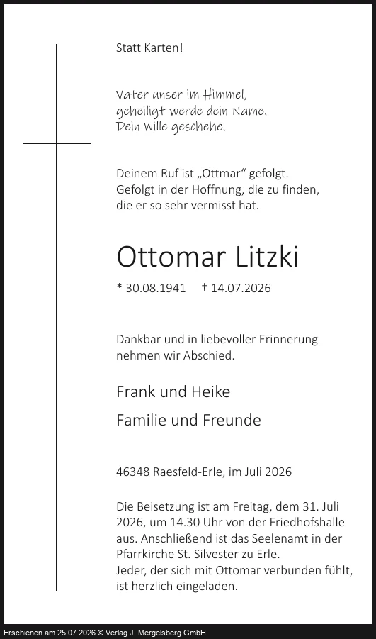 Traueranzeige