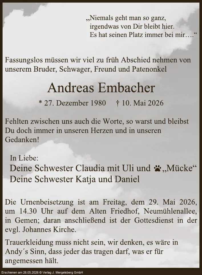 Traueranzeige