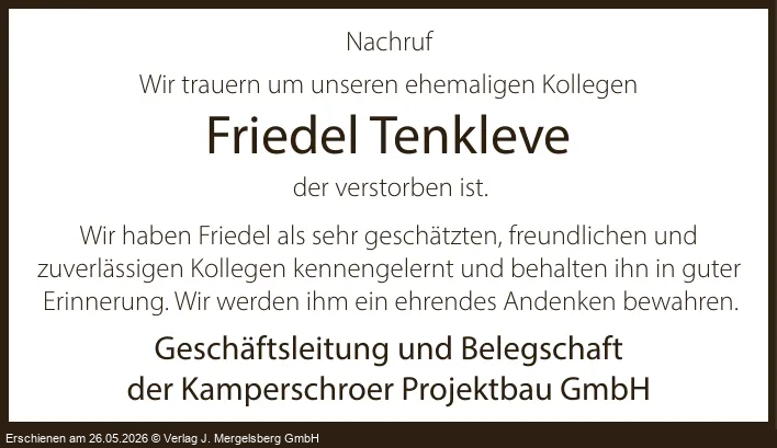 Traueranzeige