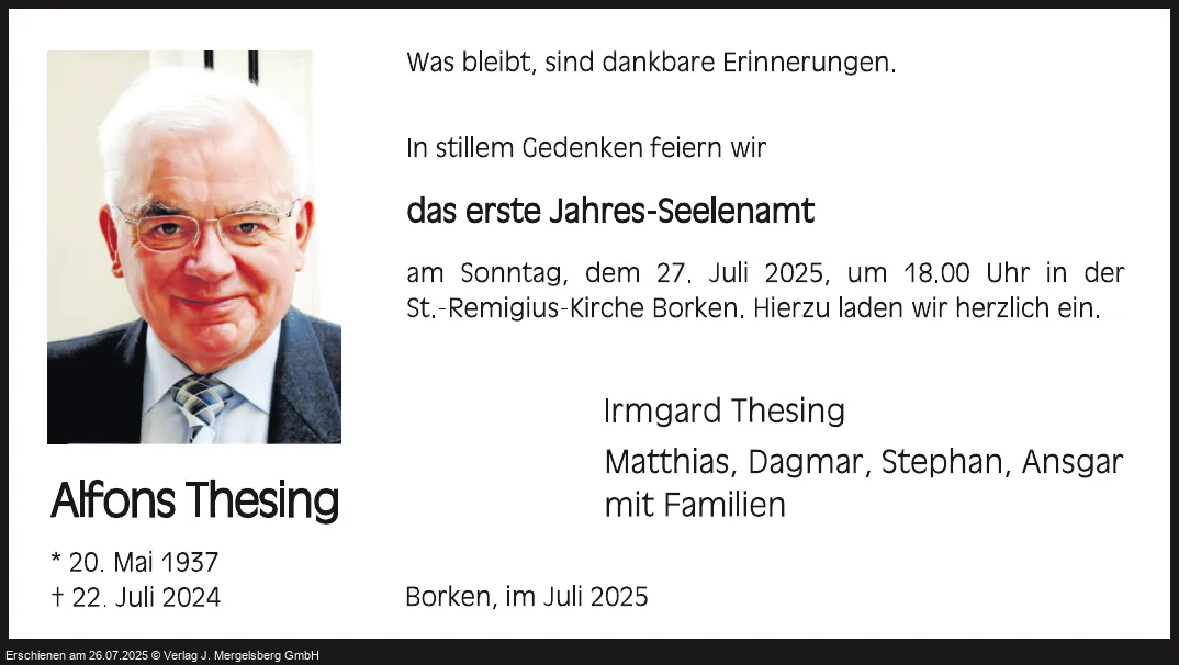 Traueranzeige