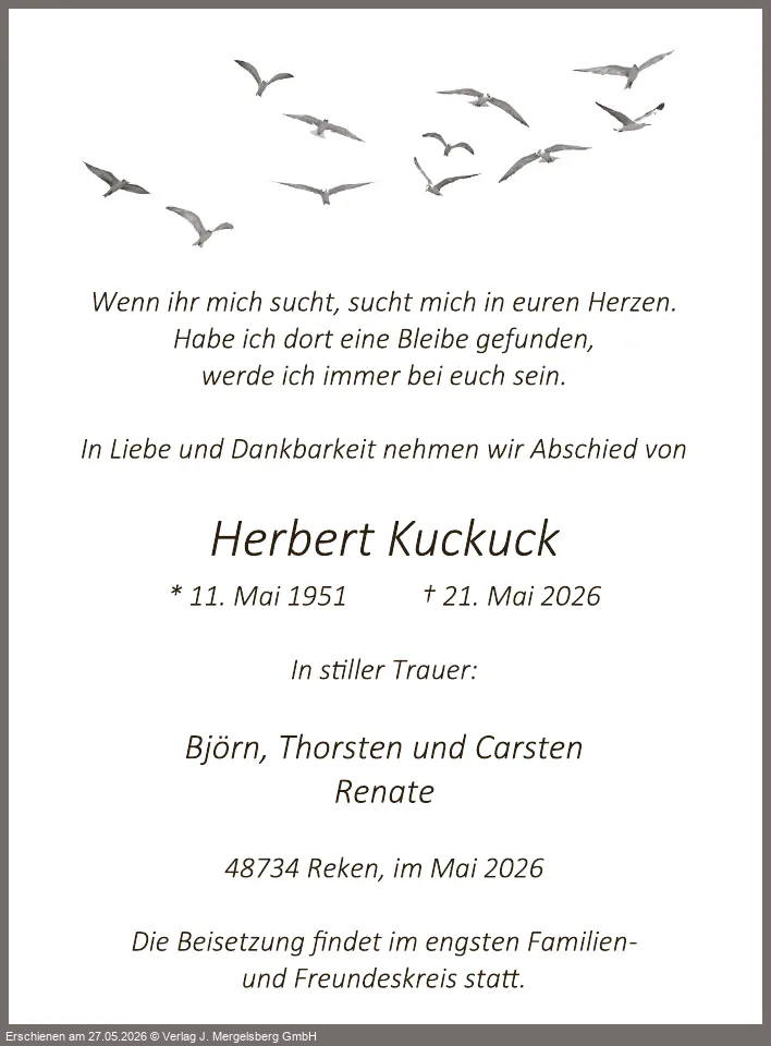 Traueranzeige