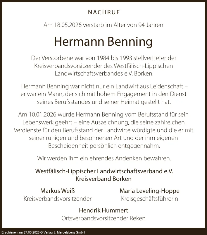 Traueranzeige