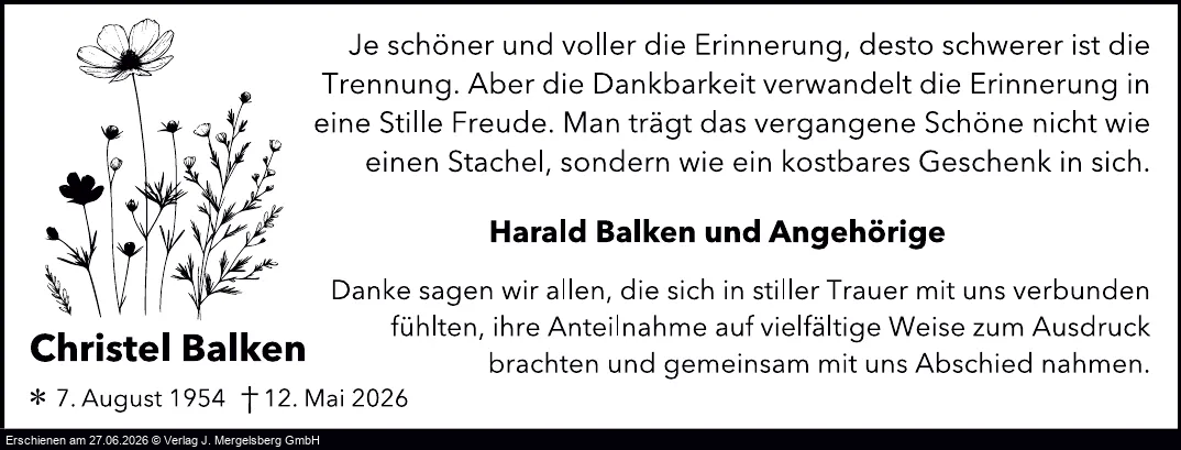 Traueranzeige