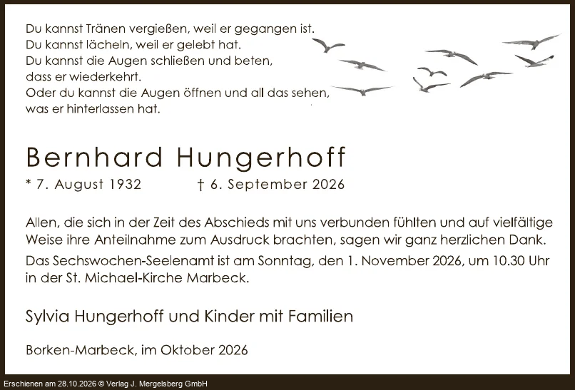 Traueranzeige