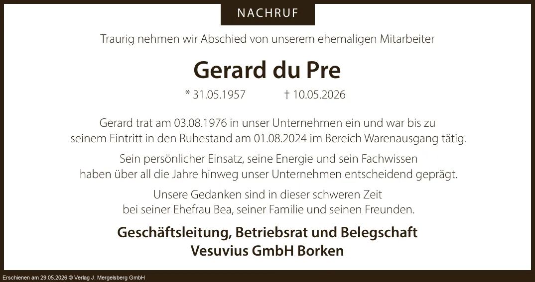 Traueranzeige