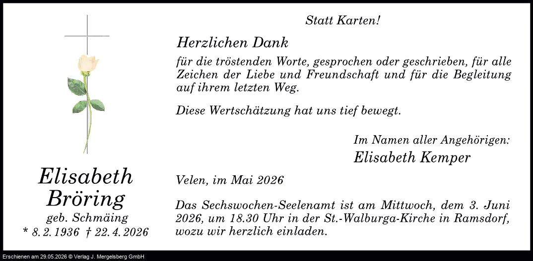 Traueranzeige