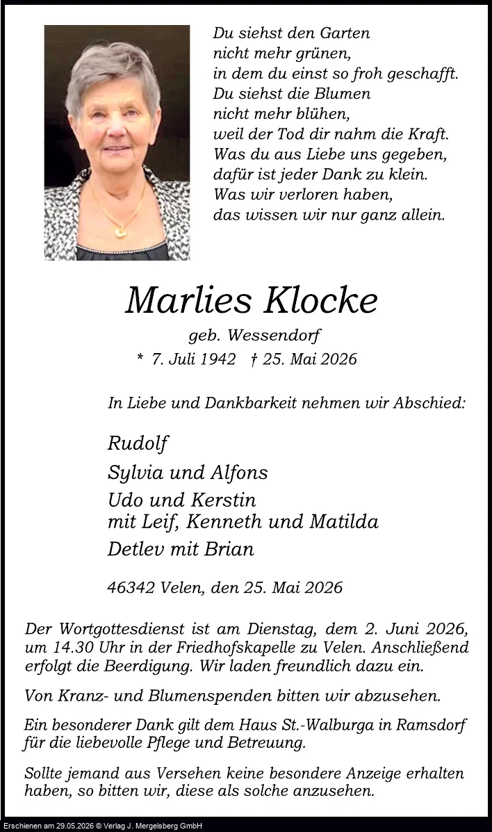 Traueranzeige