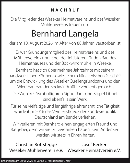 Traueranzeige