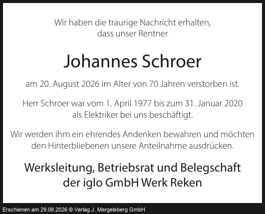 Traueranzeige