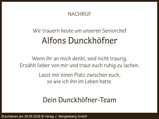 Traueranzeige